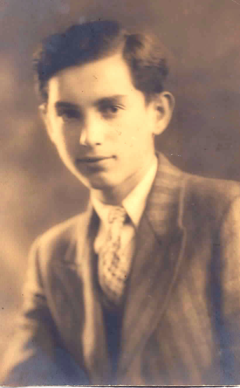 Robert Friend in his teens